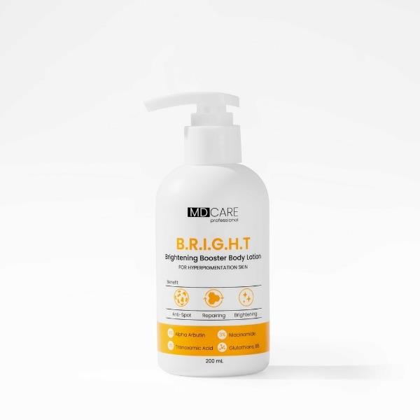 MD Care Brightening Booster Body Lotion 200ml Sữa Dưỡng Thể Sáng Da Mờ Thâm
